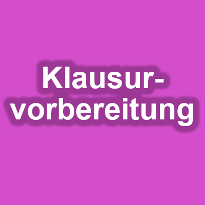 Erfolgreiche Klausurvorbereitung